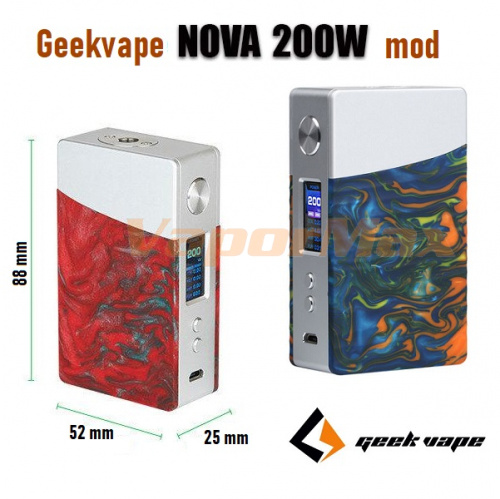 GeekVape Nova Mod 200w фото 2 GeekVape Nova Mod 200w фото 2