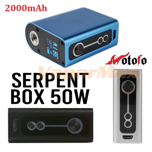 Wotofo Serpent 50W 2000mAh фото 4 Wotofo Serpent 50W 2000mAh фото 4