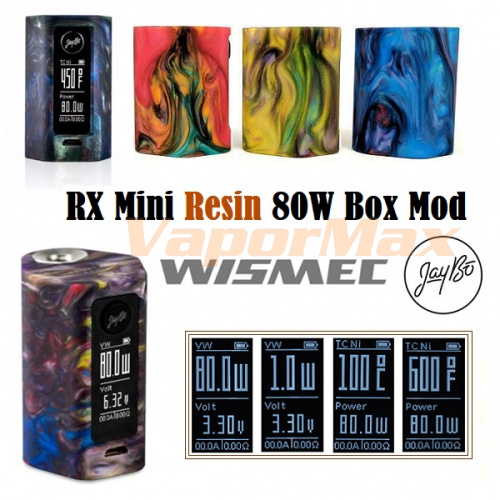 Wismec Reuleaux RXmini 80W RESIN фото 4 Wismec Reuleaux RXmini 80W RESIN фото 4