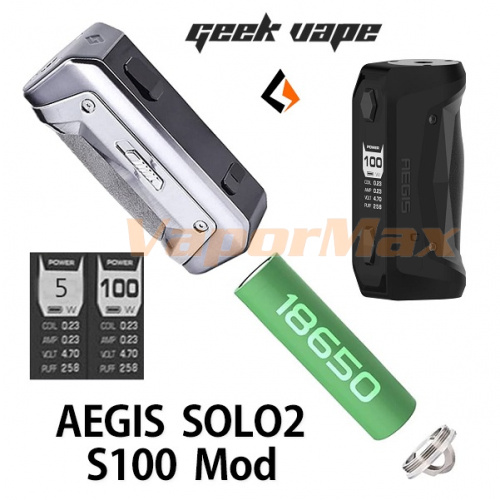 GeekVape Aegis Solo 2 S100 Mod фото 3 GeekVape Aegis Solo 2 S100 Mod фото 3