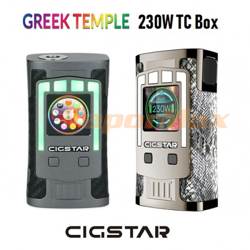 Cigstar Greek Temple 230W TC mod фото 3 Cigstar Greek Temple 230W TC mod фото 3