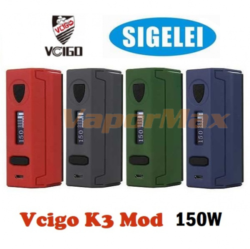 Sigelei Vcigo K3 150W Mod (оригинал) фото 2 Sigelei Vcigo K3 150W Mod (оригинал) фото 2
