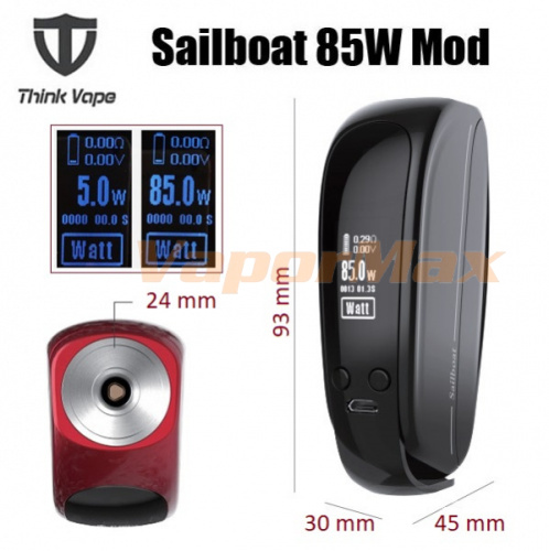 Think Vape Sailboat Mod 85W (оригинал) Think Vape Sailboat Mod 85W (оригинал)