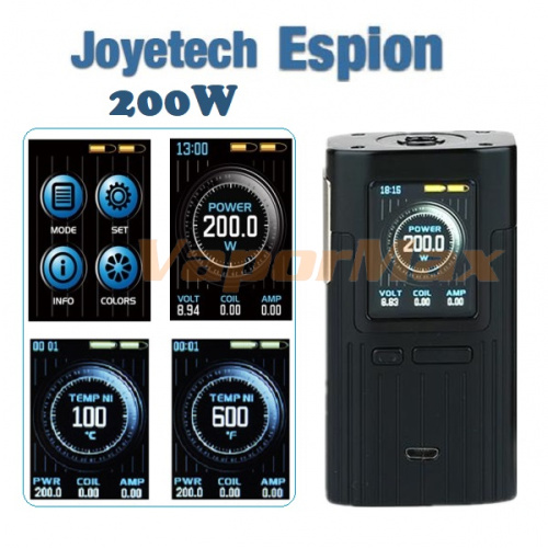 Joyetech Espion 200W TC MOD фото 2 Joyetech Espion 200W TC MOD фото 2