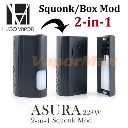 Hugo Vapor Asura 228W TC Squonk Mod фото 3 Hugo Vapor Asura 228W TC Squonk Mod фото 3