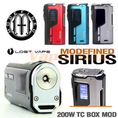 Lost Vape Modefined Sirius 200W (оригинал) фото 2