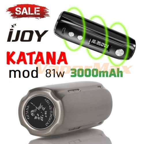 iJoy Katana mod 3000mAh 81W фото 2 iJoy Katana mod 3000mAh 81W фото 2