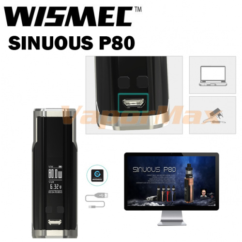Wismec Sinuous P80 (оригинал) фото 4 Wismec Sinuous P80 (оригинал) фото 4