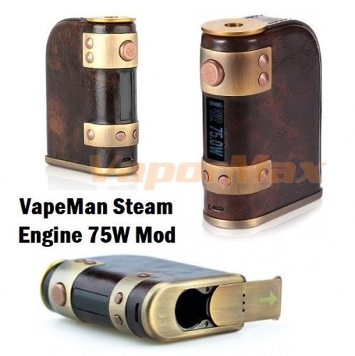 купить Vapeman Steam Engine DNA75 Mod в Москве, Vape, Вейп, Электронные сигареты, Жидкости фото 3 Vapeman Steam Engine DNA75 Mod купить в Москве, Vape, Вейп, Электронные сигареты, Жидкости фото 3
