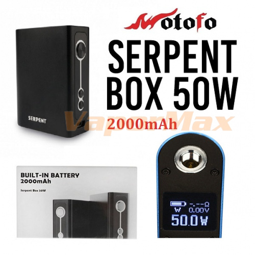 Wotofo Serpent 50W 2000mAh Wotofo Serpent 50W 2000mAh