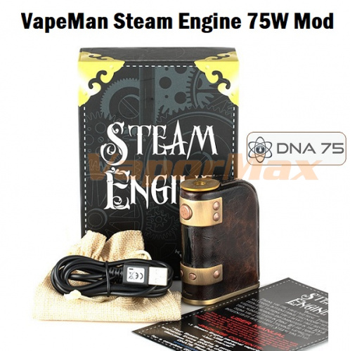 купить Vapeman Steam Engine DNA75 Mod в Москве, Vape, Вейп, Электронные сигареты, Жидкости фото 6 Vapeman Steam Engine DNA75 Mod купить в Москве, Vape, Вейп, Электронные сигареты, Жидкости фото 6