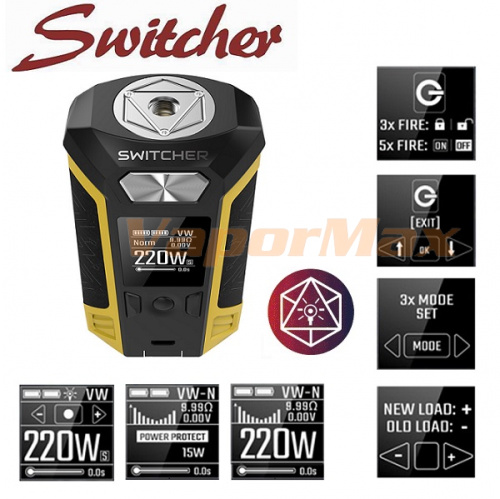Vaporesso Switcher 220W mod фото 4 Vaporesso Switcher 220W mod фото 4