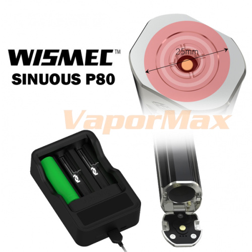 Wismec Sinuous P80 (оригинал) фото 3 Wismec Sinuous P80 (оригинал) фото 3