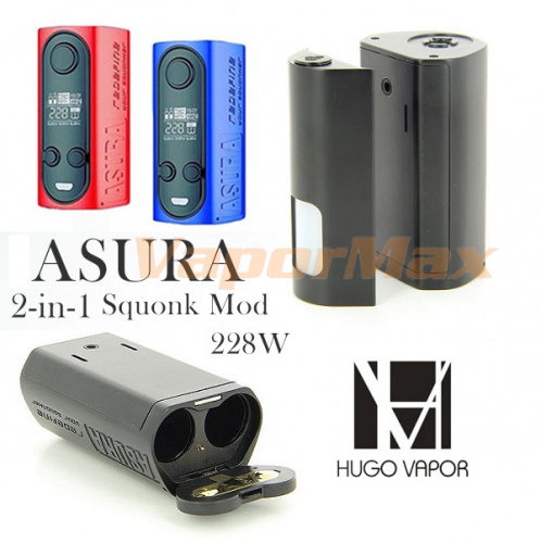 Hugo Vapor Asura 228W TC Squonk Mod фото 2 Hugo Vapor Asura 228W TC Squonk Mod фото 2