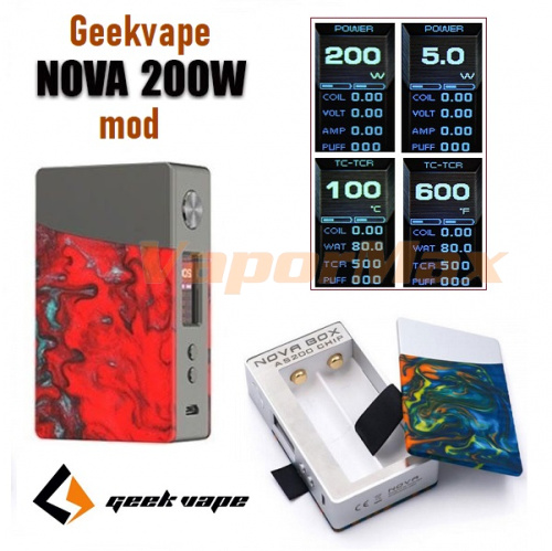 GeekVape Nova Mod 200w фото 4 GeekVape Nova Mod 200w фото 4