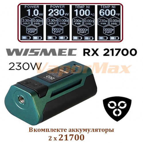 Wismec Reuleaux RX2 21700 (с аккум) фото 2 Wismec Reuleaux RX2 21700 (с аккум) фото 2