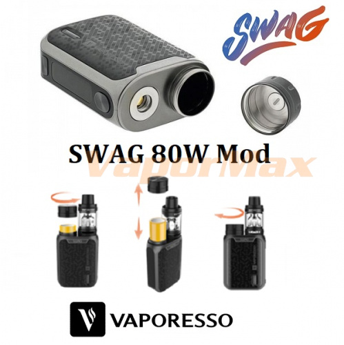Vaporesso SWAG 80W Mod (оригинал) фото 4 Vaporesso SWAG 80W Mod (оригинал) фото 4