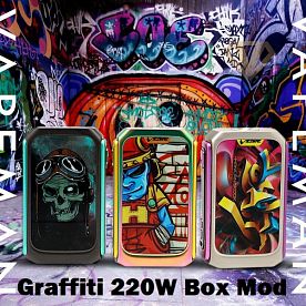Tesla and Vzone Graffiti 220W mod (оригинал)