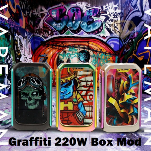 Tesla and Vzone Graffiti 220W mod (оригинал) Tesla and Vzone Graffiti 220W mod (оригинал)