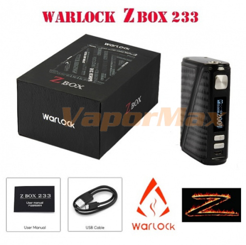 Rofvape Warlock Z-Box 233W mod Rofvape Warlock Z-Box 233W mod