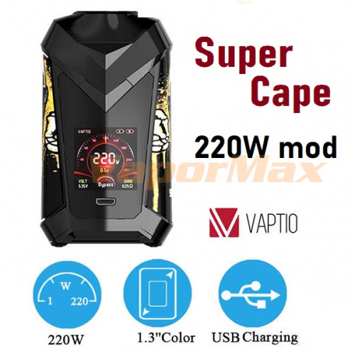 Vaptio Super Cape 220W mod фото 3