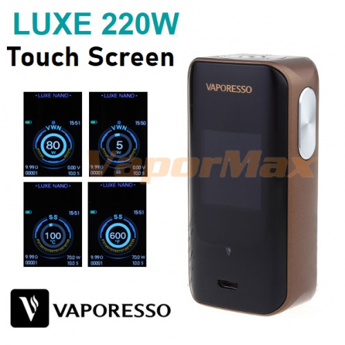 Vaporesso LUXE 220W Touch Screen Mod фото 5 Vaporesso LUXE 220W Touch Screen Mod фото 5