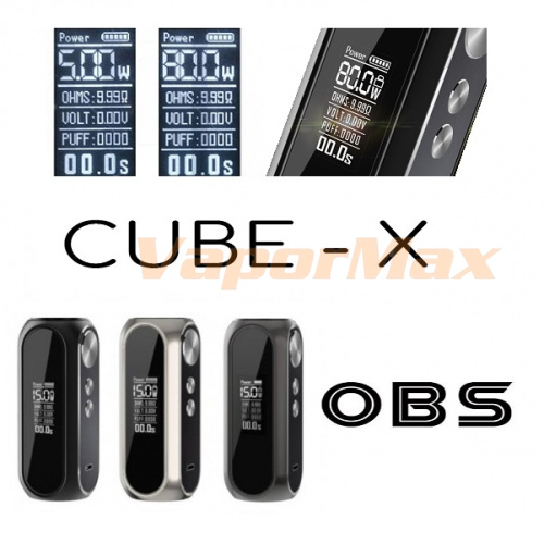 OBS Cube X 80W Mod (18650) фото 3 OBS Cube X 80W Mod (18650) фото 3