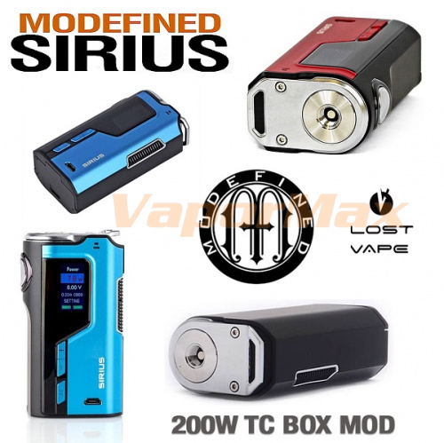 Lost Vape Modefined Sirius 200W (оригинал) фото 4