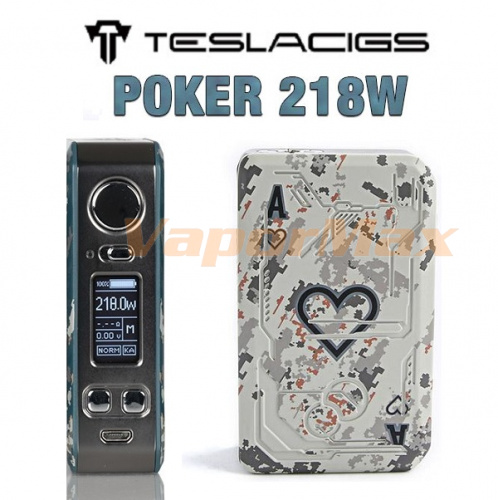 Tesla Poker 218W TC Mod фото 3 Tesla Poker 218W TC Mod фото 3