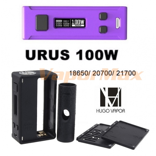 Hugo Vapor URUS 100W Black TC Mod фото 3 Hugo Vapor URUS 100W Black TC Mod фото 3