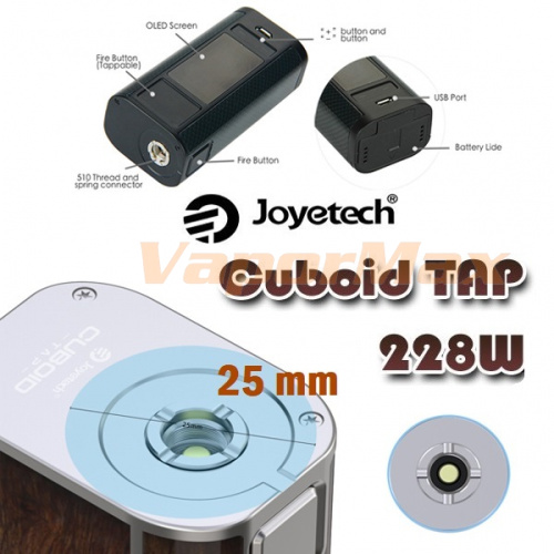 Joyetech Cuboid Tap (оригинал) фото 4 Joyetech Cuboid Tap (оригинал) фото 4