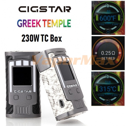Cigstar Greek Temple 230W TC mod фото 4 Cigstar Greek Temple 230W TC mod фото 4