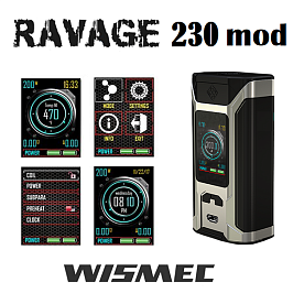 Wismec Sinuous Ravage230 mod (оригинал)