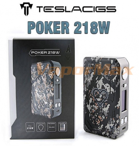 Tesla Poker 218W TC Mod Tesla Poker 218W TC Mod