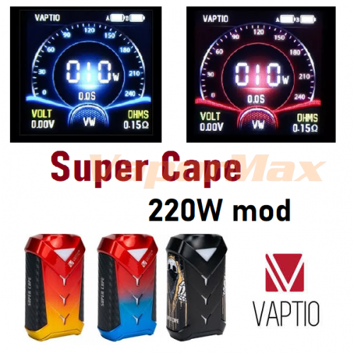 Vaptio Super Cape 220W mod фото 2