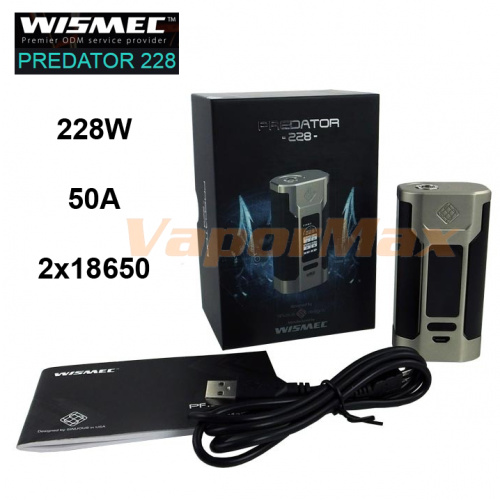Wismec Predator 228 Mod (оригинал) фото 2 Wismec Predator 228 Mod (оригинал) фото 2