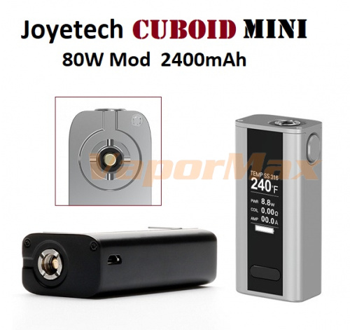 Joyetech Cuboid Mini 80W 2400 mAh TC Mod фото 3 Joyetech Cuboid Mini 80W 2400 mAh TC Mod фото 3