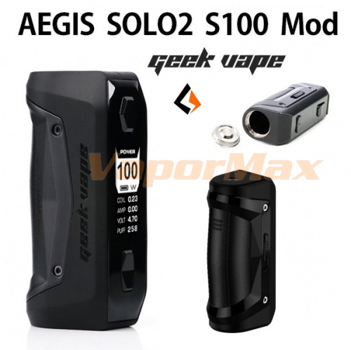 GeekVape Aegis Solo 2 S100 Mod фото 2 GeekVape Aegis Solo 2 S100 Mod фото 2