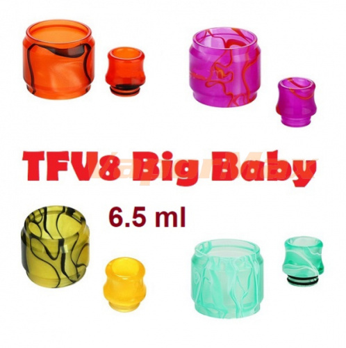 Сменный бак и дрип-тип Blitz для SMOK TFV8 Big Baby Сменный бак и дрип-тип Blitz для SMOK TFV8 Big Baby