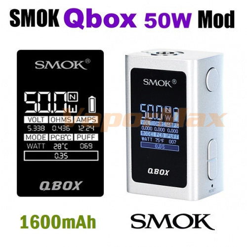 Smok Q-Box 50w 1600 мАч mod фото 3 Smok Q-Box 50w 1600 мАч mod фото 3