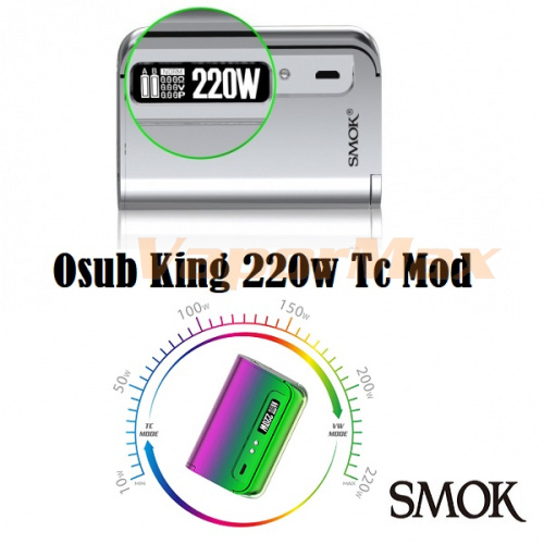 Smok Osub King 220w Tc Mod Smok Osub King 220w Tc Mod