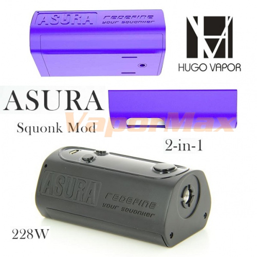 Hugo Vapor Asura 228W TC Squonk Mod фото 4 Hugo Vapor Asura 228W TC Squonk Mod фото 4
