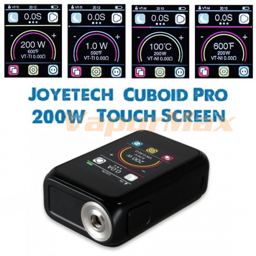 Joyetech Cuboid PRO Touch Screen 200W TC MOD фото 2 Joyetech Cuboid PRO Touch Screen 200W TC MOD фото 2