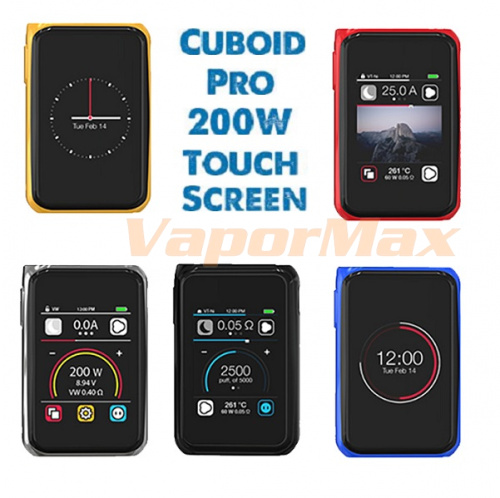 Joyetech Cuboid PRO Touch Screen 200W TC MOD фото 6 Joyetech Cuboid PRO Touch Screen 200W TC MOD фото 6