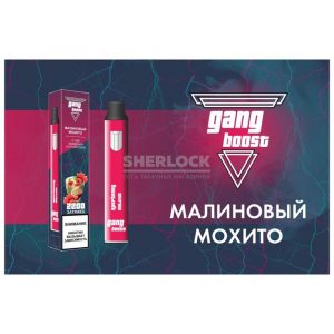 Электронная сигарета Gang Boost 2200 (Малиновый мохито) купить с доставкой в Самаре, по России и СНГ. Цена. Изображение №10. 