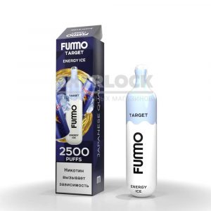 Электронная сигарета Fummo TARGET 2500 (Энергетик) купить с доставкой в Самаре, по России и СНГ. Цена. Изображение №5. 