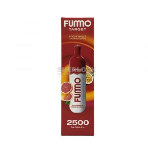 Электронная сигарета Fummo TARGET 2500 (Грейпфрут Маракуйя) купить с доставкой в Самаре, по России и СНГ. Цена. Изображение №12. 
