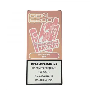Электронная сигарета UDN GEN 6200 (Клубничный ром) купить с доставкой в Самаре, по России и СНГ. Цена. Изображение №8. 