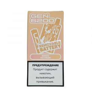Электронная сигарета UDN GEN 6200 (Манго мороженое) купить с доставкой в Самаре, по России и СНГ. Цена. Изображение №8. 