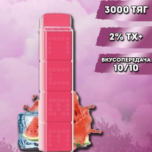 Smoant Ant Bar CUBE 3000 - Watermelon Ice купить с доставкой в Самаре, по России и СНГ. Цена. Изображение №3. 
